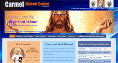 Desktop Screenshot of carmelashram.org